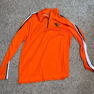 Oregon State University 1/4 Quarter zip Beavers Men’s XL Y2K Beavers